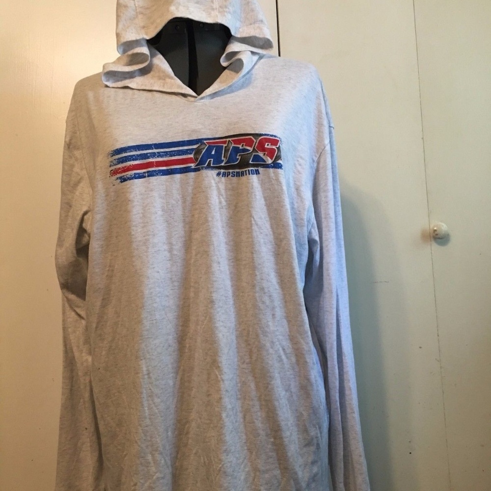 Next Level Apparel Hood T Shirt Long Sleeves 2XL